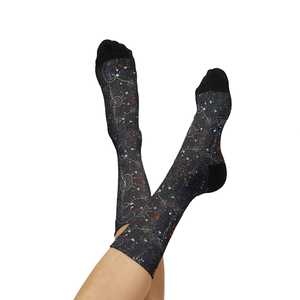 New Men's Crew <b>Socks</b> Paisley Pattern Digital Printing Breathable Knitted Daily Wear Spring Season Spandex <b>Polyester</b> <b>Socks</b> - Product Image 4