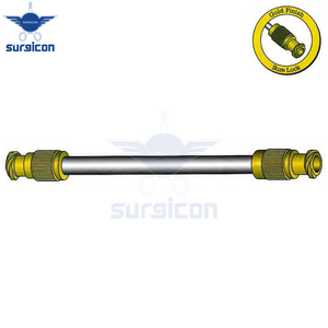 Plastic Surgery Instruments Transfer Adaptor Sure <b>Lock</b> 4.5 cm / 1-3/4" Length 4 mm Diameter Gold Finish Stainless Steel Surgical - Product Image 5