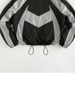 Wholesale Waterproof Windbreaker <b>Jacket</b> <b>Men's</b> Lightweight Zip Up Hooded <b>Jacket</b> Supplier - Product Image 6