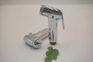 Silver Chrome & Nickel Modern Eco-Friendly Wall-Mounted Toilet <b>Bidet</b> Shattaf Sprayer Without Diverter ABS - Product Image 5