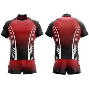 Conjunto de Uniforme de Rugby al Por Mayor, Personalizado, de Poliéster, con Impresión Digital, Transpirable, Jersey y Pantalones Cortos Deportivos, Kit Profesional - Product Image 5