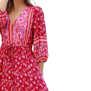 Vestido Maxi Estampado para Mujer, Elegante para Uso Diario - Product Image 4