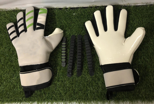 ถุงมือผู้รักษาประตูฟุตบอลมืออาชีพ สำหรับฝึกซ้อมฟุตบอลและฟุตซอล ระบายอากาศได้ดี ผลิตจากยางลาเท็กซ์และ PU สำหรับอุปกรณ์กีฬาสำหรับผู้รักษาประตู - Product Image 6