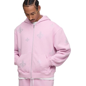 Sudaderas con Capucha Personalizadas de Primera Calidad, 100% Algodón, con Cremallera para Hombre, Bordadas, de Forro Polar para Invierno, Corte Regular, con Logotipo Personalizado - Product Image 1