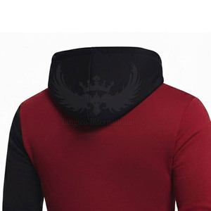 Sudadera con Capucha Personalizada, Estampada, de Invierno, Informal, de Poliéster/Algodón, con Forro Polar, Ecológica, Transpirable, de Secado Rápido, para Hombre - Product Image 3