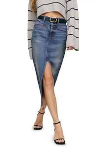 Custom Women's Denim <b>Skirts</b> 2026 New Design <b>Summer</b> Breathable Adults Eco-Friendly Quick Dry Casual Natural Waist Denim <b>Skirt</b> - Product Image 5