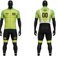 Ensemble maillot et short de cyclisme Orvo Sports unisexe pour adulte, orange et noir, respirant, manches courtes, pour vélo de route, course, équipe personnalisée, OEM