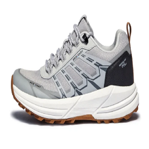 Travosole Grey White Trail Hikers pour hommes, baskets robustes pour la randonnée en plein air, chaussures de trekking offrant un bon maintien, chaussures à adhérence durable - Product Image 4