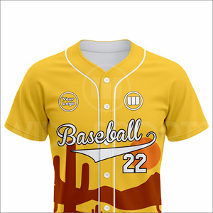 Custom <b>Baseball</b> Team Uniform Jersey Set 100% Polyester Lightweight Quick Dry Sublimation Sportswear Summer Letter Front Logo - Product Image 4
