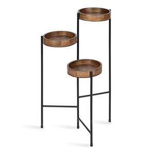 Soporte minimalista y contemporáneo para plantas, de interior y exterior, con varios niveles, para balcones, jardines, salas de estar, decoración elegante. - Product Image 3