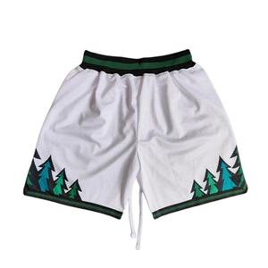 Pantalones cortos elásticos de poliéster súper cómodos, ropa de calle alta, pantalones cortos casuales con estampado de sublimación, cintura elástica, 2 pantalones cortos con bolsillo y cremallera - Product Image 2