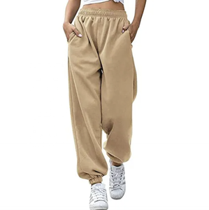 Pantalon de jogging personnalisé pour femmes Printemps Été Hiver Hip Hop Flare Sweat Baggy Jambe large Matériau en éponge française respirant Coupe ample - Product Image 5