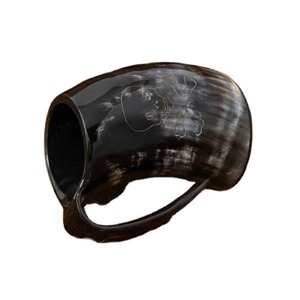 Natural Horn Coffee Mug & Horn Mug | Handmade Buffalo Horn <b>Glasses</b> for <b>Beer</b>, Wine & Home Decor - Product Image 2