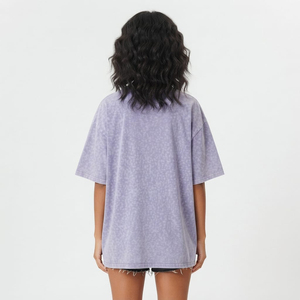 Camiseta Holgada para Mujer con Logotipo Personalizado, Estilo Vintage Lavado al Ácido, Impresión DTG Personalizada, Bordado de Alta Calidad, Manga Corta de Verano, 100% Algodón - Product Image 6