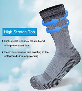 Men's Striped Customized Bottom Logo Cuff Body Casual Knitted <b>Breathable</b> Eco-Friendly <b>Socks</b> - Product Image 5