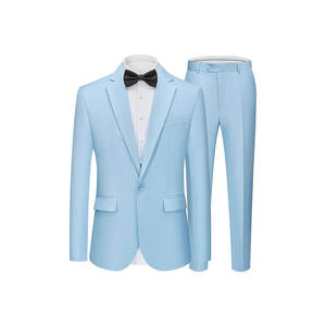 Costume de mariage sur mesure trois pièces croisé à col mandarin plissé en crochet délavé pour homme – Qualité supérieure – Vente en gros - Product Image 5