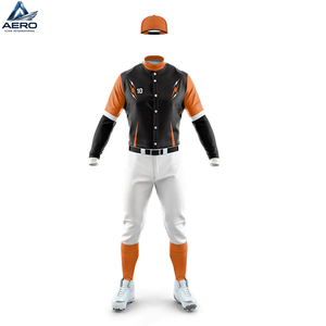 Uniforme de Béisbol Deportivo de Último Diseño y Buena Calidad con Estampado Digital por Sublimación y Botones Completos para Personalizar con tu Propio Estampado - Product Image 2