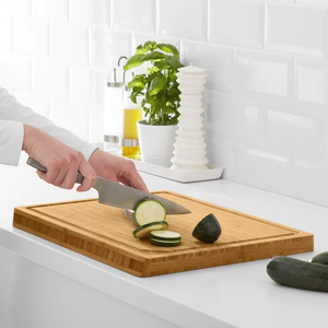 Planche de préparation en bois écologique de haute qualité, fabriquée à la main par les meilleurs artisans, pour fruits, légumes, pain, fromage, préparation quotidienne en cuisine - Product Image 2
