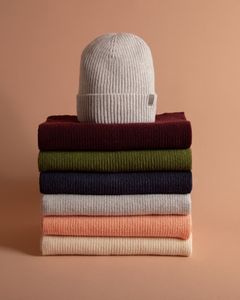 Gorro de Punto Unisex para Invierno, con Borde Acanalado, Color Sólido, Estilo Casual, para Adultos, 56-58CM - Product Image 2