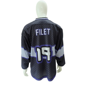 Nuevo Diseño, Precio Económico, Jersey de Hockey sobre Hielo Personalizado con Logotipo, Sublimación, Poliéster/Algodón, Secado Rápido, Servicio OEM para Hombre - Product Image 2