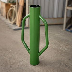 Modern Heavy Duty Steel Fence <b>Post</b> <b>Driver</b> Manual <b>Post</b> Pounder with Dual Handles for Farm Garden Ground Installation - Product Image 1
