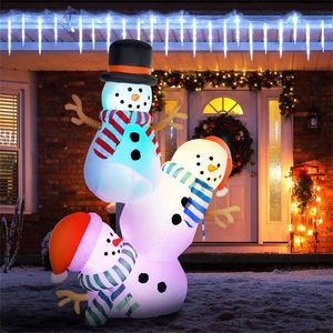 Christmas Snowman Inflatable Outdoor Holiday Yard Decorations Festive Christmas Decor for Your Home or Garden - Product Image 1