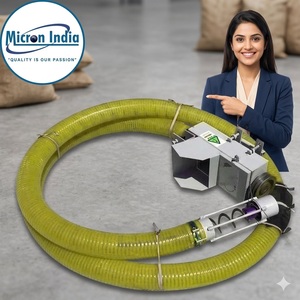 Transportador de Tornillo Flexible Accionado por Motor Micron India para Transferencia de Polvo |   Equipo Eficiente para el Manejo de Materiales de Grado Alimenticio Industrial - Product Image 4