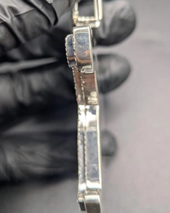 Moissanite Iced Out Gothic Winged <b>Initial</b> Pendant Hip Hop Luxury Statement <b>Necklace</b> Custom Streetwear Jewelry - Product Image 4