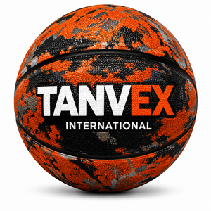 TANVEX INTERNATIONAL <b>Top</b> Sale High Quality Eco-Friendly <b>PVC</b> Cover Custom Natural Rubber Bladder Basketball Own Logo Custom Color - Product Image 1