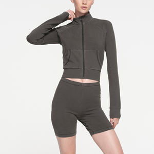 Vestes et sweat-shirts à capuche pour femmes de haute qualité avec tissu en molleton de coton - Product Image 2