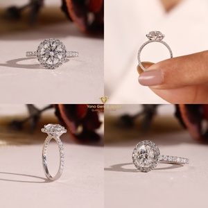 แหวนเพชรทรงกลมสวยงามคลาสสิก น้ำหนัก 1.50 กะรัต สี D ความสะอาด VVS2 ทองคำแท้ 14K เพชร CVD ผลิตในห้องปฏิบัติการ รับรองโดย IGI - Product Image 5