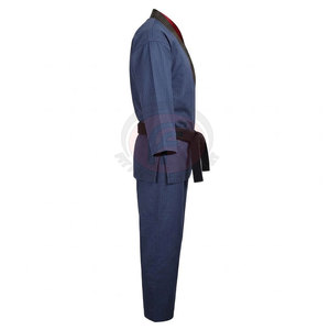 Traje de Práctica de Artes Marciales de Algodón Cómodo, Kimono de Judo y Jiu Jitsu, Uniforme con Costuras Resistentes y Personalizable en la Parte Delantera para Entrenamiento - Product Image 3