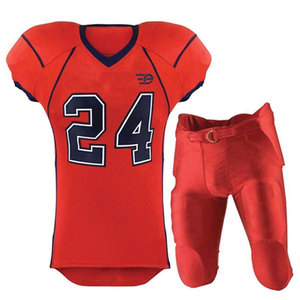 Uniforme de football américain personnalisable de haute qualité à bas prix, respirant, 100% polyester - Product Image 1