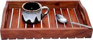 Classic Durable Wooden <b>Tray</b> for <b>Kitchen</b> Dining Table Party Organizing - Product Image 2