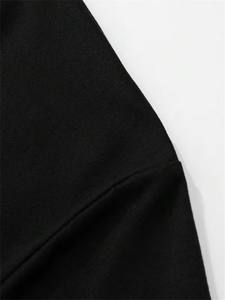 T-shirt à capuche pour homme à manches courtes avec cordon de serrage, coupe décontractée ample, respirant, doux pour la peau, confort oversize idéal pour le style urbain - Product Image 3