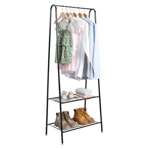 Organizzatore Moderno a 2 Livelli in Plastica Pieghevole e Smontabile per Scarpe e Borse, Salvaspazio per Soggiorno - Product Image 2