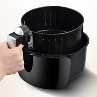 Friteuse à Air intelligente 1300W, 3,5l, AF105, synchronisation, sans huile, antiadhésive, nettoyage facile, Type mécanique