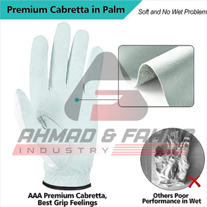 Guantes de Golf Deportivos para Mano Derecha Más Vendidos, de Piel de Oveja, Cómodos y de Alta Calidad - Product Image 4