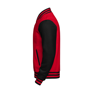 Custom Varsity Jacket Winter High Quality Leather Sleeves College Baseball Letterman Wool Varsity Jacket for Men - Product Image 5