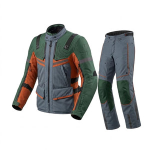 Traje Textil para Motocicleta para Hombre, Tejido Transpirable, Prendas de Motociclismo con Costuras Resistentes para Viajes Largos - Product Image 1