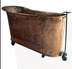 Slipper <b>Bath</b> Tub Free Standing Copper Hammered <b>Bath</b> tub Double Slipper Slipper <b>Bath</b> Tub Free Standing Copper Hammered <b>Bath</b> tub - Product Image 1