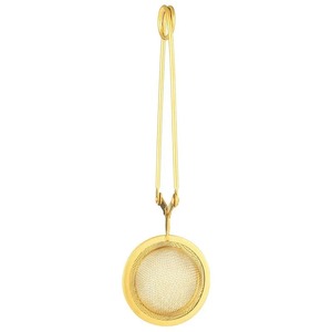 Cesta coladora de té reutilizable de latón y acero, filtro de té de hierbas, colador de té de latón premium para teteras, tazas y jarras, Curio Craft - Product Image 6