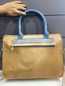 Bolso de cuero de piel auténtica, bolso de hombro de cuero reciclado, bolso de cuero para mujer, bolsos multiusos - Product Image 5