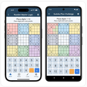 Aplicación Royalcraft Sudoku: juego de rompecabezas numéricos, entrenamiento cerebral, desafíos diarios y práctica de lógica IOS/Android y MAC - Product Image 2
