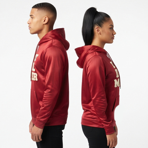 Custom Shiny <b>Polyester</b> Chenille Embroidery Hoodie Unisex Sports Pullover Training Hoodies <b>100</b>% <b>Polyester</b> Sportswear Hoodie Top - Product Image 4