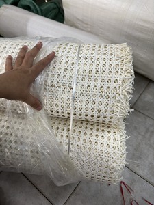 หวายธรรมชาติพรีเมียม ขนาดกว้าง 60 ซม. / หวายถักลายหกเหลี่ยมแบบเปิด ม้วน ราคาถูก 38 ANGLE - Product Image 4