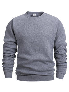 Premium nouveau Design décontracté hommes chemises 100% coton bio o-cou sweats personnalisé respirant douleur hommes sweat - Product Image 3