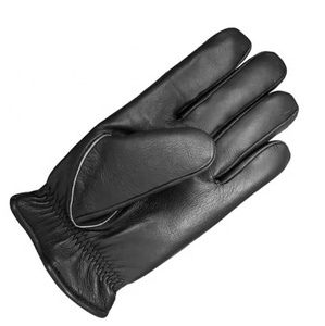 Gants d'hiver en cuir véritable pour femmes, fabriqués sur mesure par le fabricant, en peau de mouton noire, avec écran tactile, fermeture éclair, en provenance du Pakistan - Product Image 3