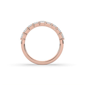 Anillo de Diamante Ligero de 14KT/10KT, 1.80Ct, Corte Esmeralda Brillante, Estilo Único, Anillo de Compromiso/Boda para Ella - Product Image 3