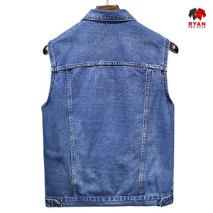 Chaleco Vaquero Personalizado Ryan Pro Gear para Hombre, Corte Regular, Tela Transpirable con Logotipo Personalizado - Product Image 4